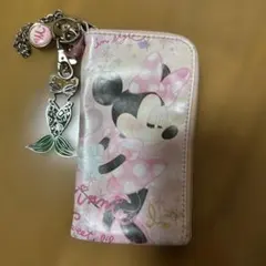 ミニーマウス スマホショルダーバッグ
