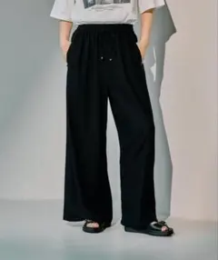 LEPSIM リネンブレンドイージーパンツ