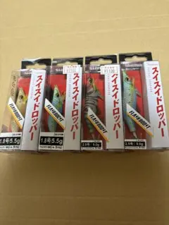 シマノ スイスイドロッパー フラッシュブースト 4本セット　イカメタル　未使用品のサムネイル