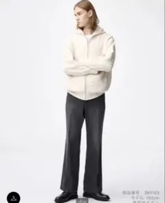 GU メンズ フレアデニムパンツ M
