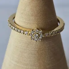 PePe】イエローゴールド K18 ダイヤモンド0.25ct 8号？ - メルカリ