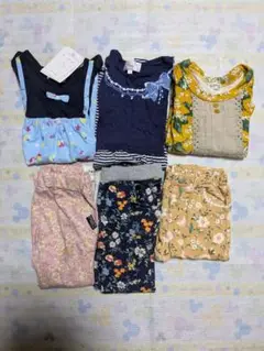 女の子用子供服6着まとめ売り　サイズ100