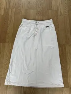 GAP ホワイト ロングスカート Lサイズ