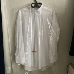 ウイングカラー シャツ　ホワイト　　Mサイズ