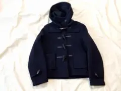 GLOVERALL グローバーオール ブラック 英国製ダッフルコート　短丈