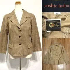 yoshie inabaヨシエイナバ カシミヤ混　裏地絹　テーラードジャケットのサムネイル