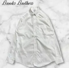 Brooks Brothers ホワイト 長袖シャツ