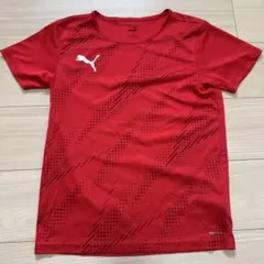 PUMA レッド グラフィックシャツ 150