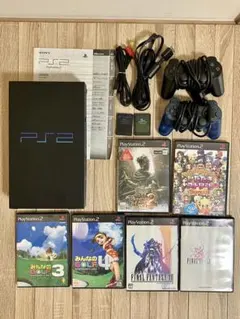 プレイステーション2 本体 SCPH-35000 ソフト メモリーカード セット