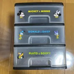 ディズニーキャラクター収納ボックス 3段