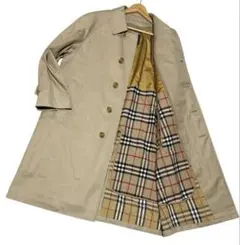 バーバリーズ　ステンカラーコート　ベージュ　ライナー付き　88-160　M相当
