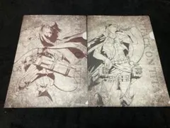 進撃の巨人A4クリアファイル２枚セット ローソン