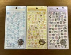 ボンボンドロップシール サンリオ もじ 3種セット