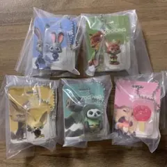 【コンプリートセット】ズートピア ブリスターチャームコレクション 全5種