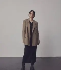 randeboo basic jacket brown check