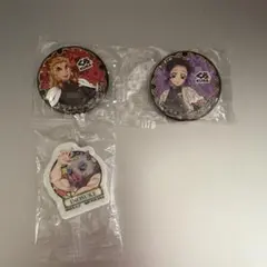 鬼滅の刃　缶バッジ　消しゴム　ビッくらポン！