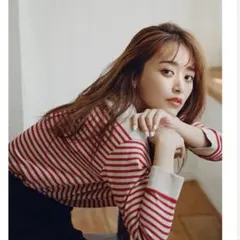 ナノユニバース　LB.03／近藤千尋さんコラボ 思いきり洗えるニット ボーダー