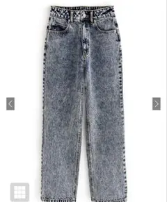 ケミカル加エストレートデニムパンツ［Cu456］