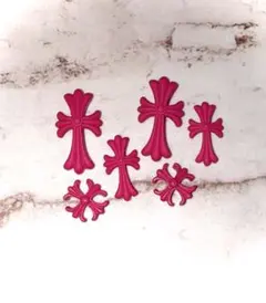 ネイルパーツ 現品 セット クロス くすみピンク デカパーツ ワンホン ギャル