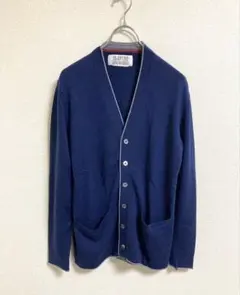 GLOSTER ネイビー カーディガン