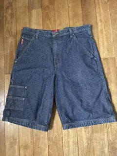 90s GUESS USA製 デニム バギーショーツ アメリカ製 jeansのサムネイル