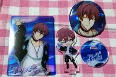 アイナナ PLAY GAME!! トウマ 缶バッジ＆アクスタ＆クリアカード