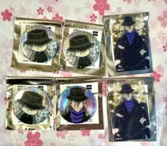 名探偵コナン　ジン　ブラウスタイル　缶バッジ　ミニキャラ　クリアカード