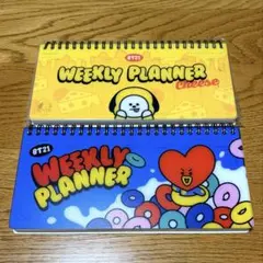 BT21 WEEKLY PLANNER（ウィークリープランナー）2個セット