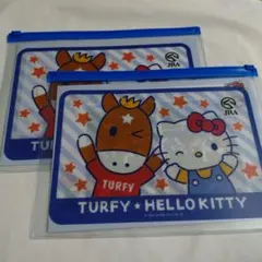16日まで値下げ！新品未使用 JRA ターフィー ハローキティ ぷくぷくシール