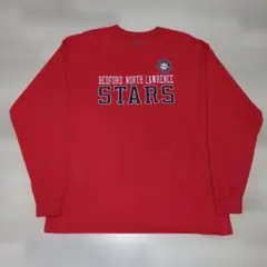 Champion ロングスリーブ Tシャツ 赤 2XL