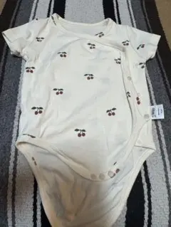 チェリー柄 ベビー ロンパース 70cm