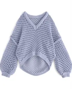 グレイル　ハニカムニットトップス