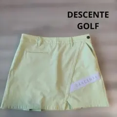 DESCENTE GOLF デサント インナーパンツ付きスカート レモン色 Mのサムネイル