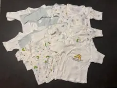 【訳あり】新生児肌着11枚セット 綿100% 50-60cm はらぺこあおむし