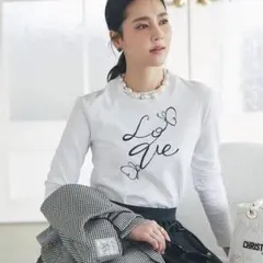 【美品】セブンテンSEVENTEN♡ プリントロングTシャツのサムネイル