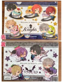 あんスタ　アニメイトカフェ　UNDEAD Knights クリアファイル