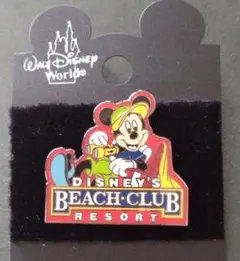 ★レア！レトロ★WDW★ディズニー・ビーチ・クラブリゾート★ピンバッジ★