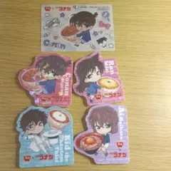 名探偵コナン　コナン　ステッカー　マグネット　すき家　コラボ　蘭　怪盗キッド