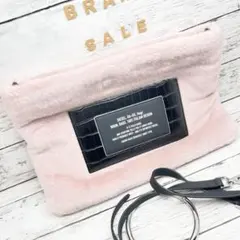 DIESEL ディーゼル ショルダーバッグ ライトピンク×黒のサムネイル