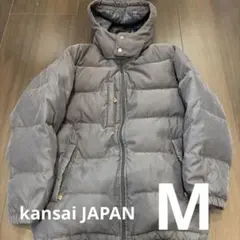 kansai JAPAN紺フード付き取り外し可能ダウンジャケット M