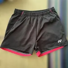 YONEX バドミントン ショートパンツ ブラック×ピンク