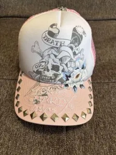 Ed Hardy Y2K darkwear skull mesh cap 平成2 - メルカリ
