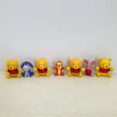 プーさん　ピグレット　ティガー　イーヨー　フィギュア　置物　まとめ売り　おすわり