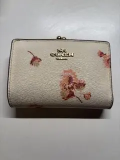 COACH 花柄 二つ折り財布