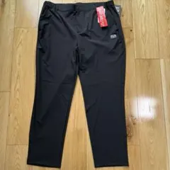 新品　XL　kappa　春夏秋　パンツ　ブラック　ストレッチ　タグ付き