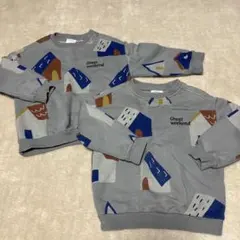 ZARA kids ハウス柄 トレーナー 2点セット