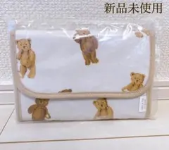 新品未使用✨ジェラートピケ　クマ柄 母子手帳ケース sサイズ