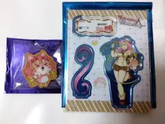 鬼滅の刃 バレンタイン アクリルスタンド アニマル クッキー バッジ 蜜璃