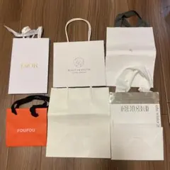 ショップ袋セット（Dior, Beauty & Youth, etc.）