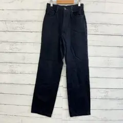 SINCERITY ワイドデニムパンツ 濃紺 ハイウエスト 綺麗 カジュアル M